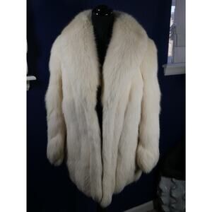 Gorgeous Pearl Fox Fur Coat Jacket Great for Wedding!